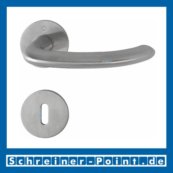 Hoppe Marseille Edelstahl Flachrosettengarnitur F69 E1138Z/849/849S-SK , 3189494, 3190022, 3190031, 3190049